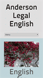 Mobile Screenshot of andersonlegalenglish.com